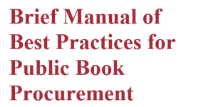 Brief Manual of Best Practices for Public Book Procurement